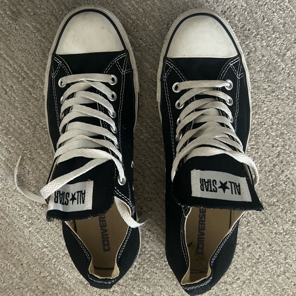 Converse Black Low Top Sneakers